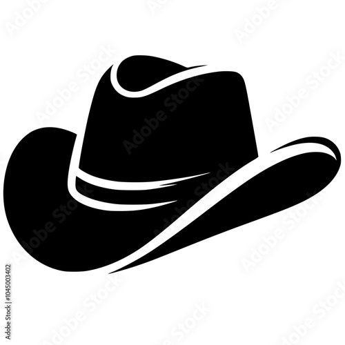 Cowboy hat silhouette