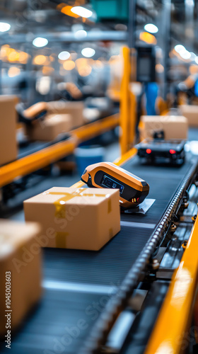 Wallpaper Mural Efficient automation in modern warehousing the role of scanners in streamlined logistics processes Torontodigital.ca