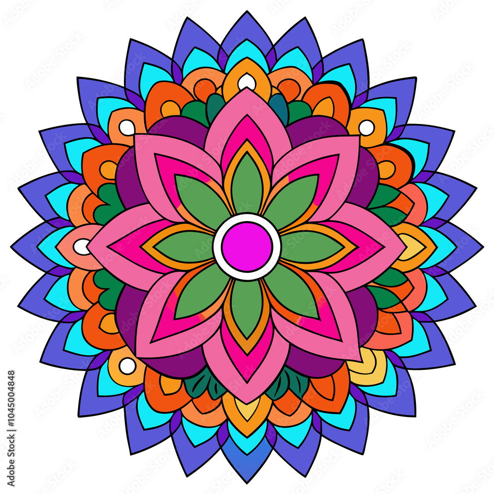 illustration of a flower illustration of a flower