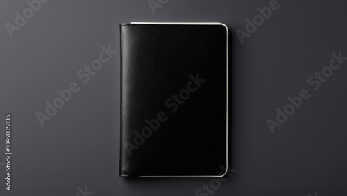 Stylish leather passport cover mockup with editable colors and patterns, perfect for showcasing personalized travel gear or branding for fashion and accessory brands.