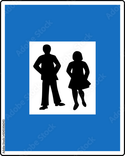 Pedestrian zone, Informational signs, Road signs in Austria (German: Straßenverkehrsordnung)