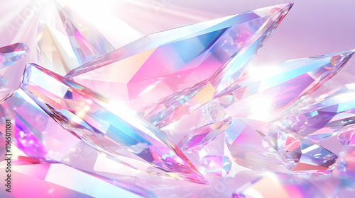 Abstract Crystal Background...