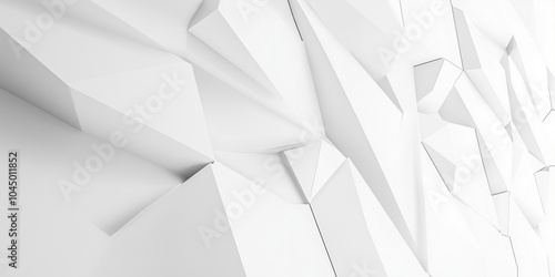 3d image, design of an abstract and modern white background. template for presentation, power point, poster, web, backrog. tehcnological and geometrical background. laptop. architectural.