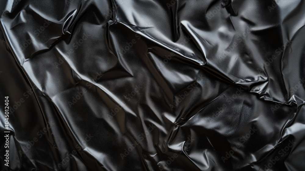 Obraz premium Abstract black metallic foil with matted surface