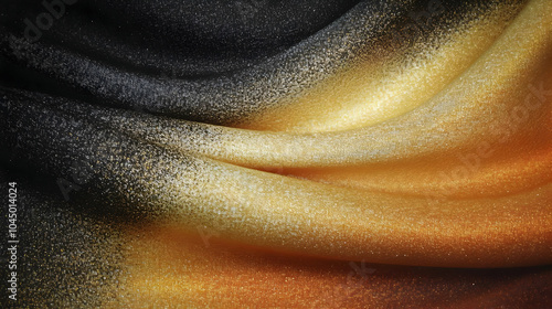 Black and Gold Fabric Textu...