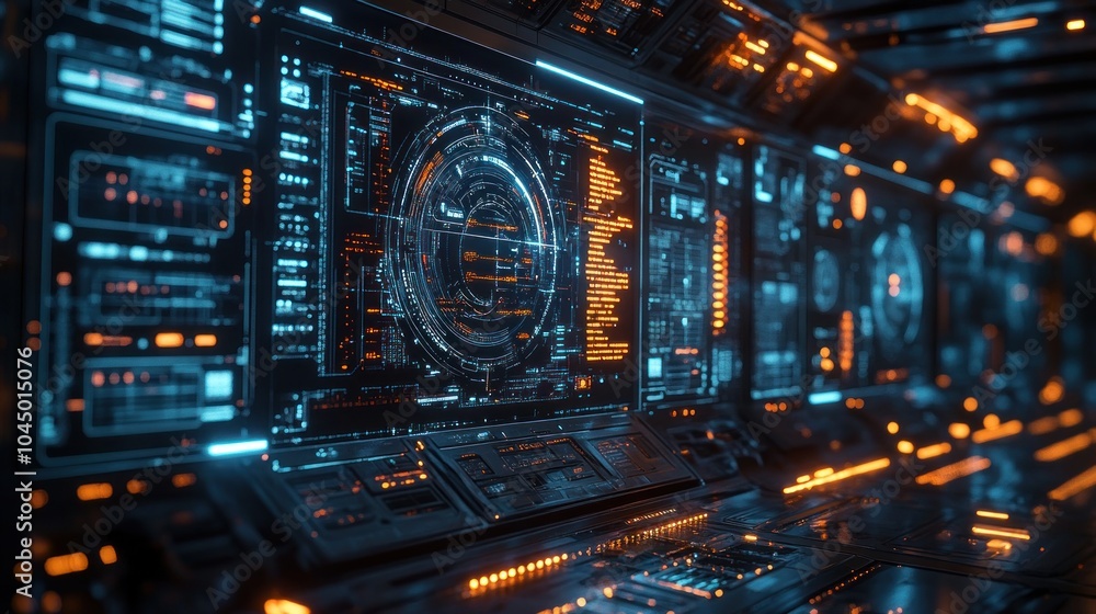 Futuristic Control Panel Futuristic Control Panel