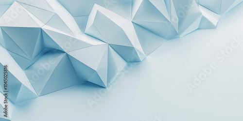 3d image, design of an abstract and modern white, blue, green background. template for presentation, power point, poster, web, backrog. tehcnological and geometrical background. laptop. architectural.