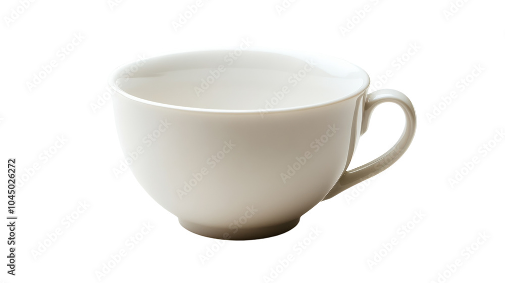 A minimalist ceramic cup rests on a plain backdrop, radiating simplicity and elegance A minimalist ceramic cup rests on a plain backdrop, radiating simplicity and elegance