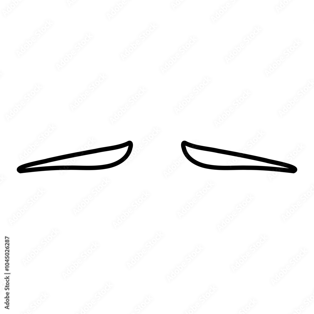 Brows icon vector. Eyebrow illustration sign. Forehead symbol or logo. Brows icon vector. Eyebrow illustration sign. Forehead symbol or logo.