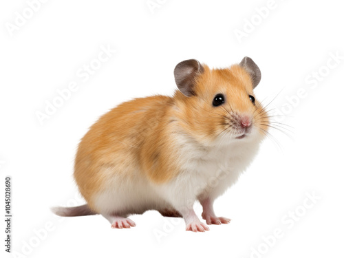Detailreiche Aufnahme eines Hamsters von der Seite