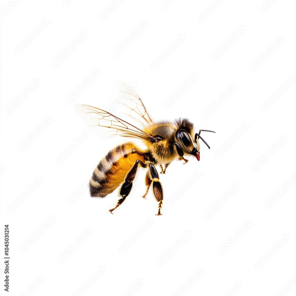 A flying bee with honey photography background honeybee. A flying bee with honey photography background honeybee.