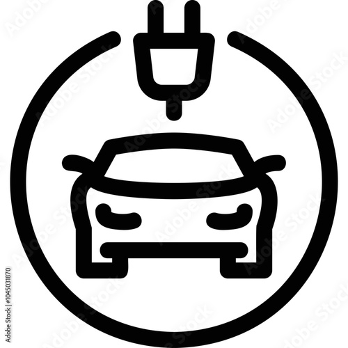 Simple vector icon battery