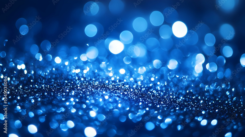 Blue Glitter Abstract Background Blue Glitter Abstract Background