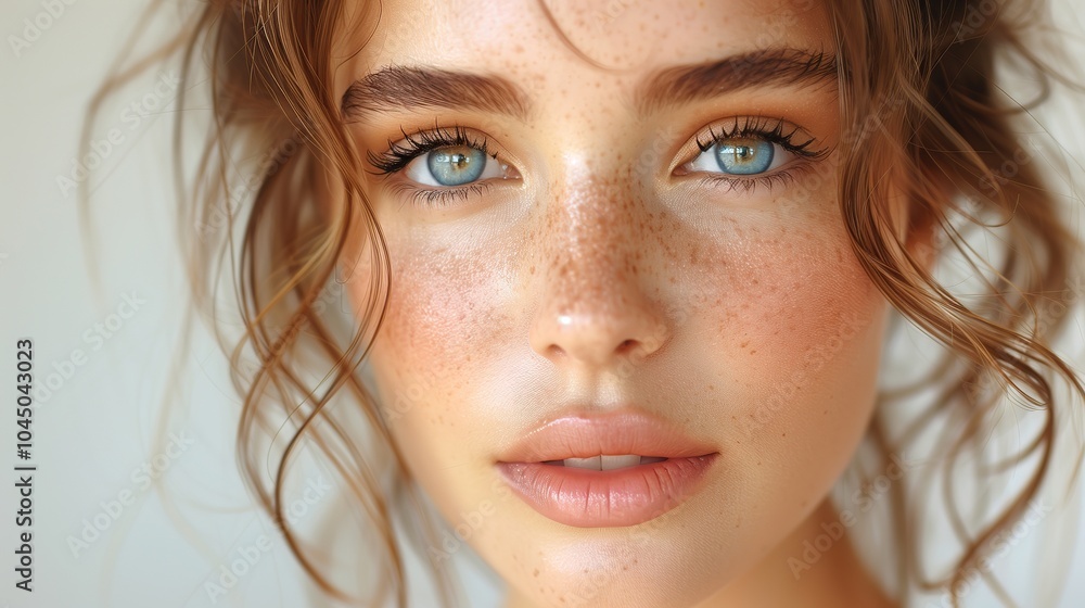 Radiant Young Beauty, a confident model exuding charm, showcasing clear, luminous skin, embodying youthful elegance and poise with a captivating expression. Radiant Young Beauty, a confident model exuding charm, showcasing clear, luminous skin, embodying youthful elegance and poise with a captivating expression.