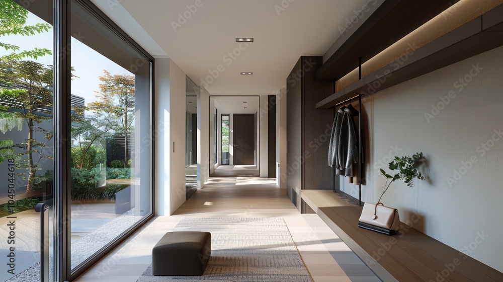 Obraz premium Modern Hallway Interior Design