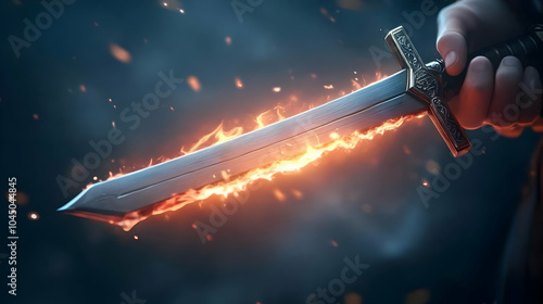 Blazing Sword Illustration