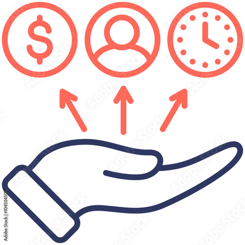 Resource Allocation Icon