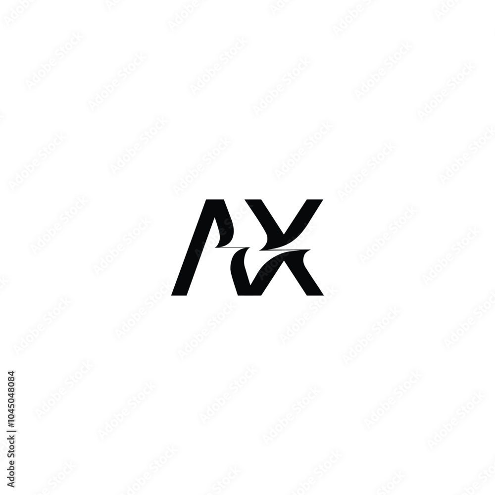AX monogram logo design letter text name symbol monochrome logotype alphabet character simple logo AX monogram logo design letter text name symbol monochrome logotype alphabet character simple logo