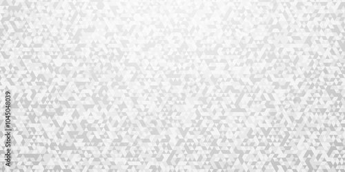  White and gray polygon Mosaic triangle overlap texture background. Vector geometric seamless gray, white cube square low polygon background. abstract surface creative diamond pattern corporate.