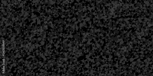 Vector geometric seamless gray, black cube square low polygon background. abstract surface creative diamond pattern corporate. Black and gray polygon Mosaic triangle overlap texture background.