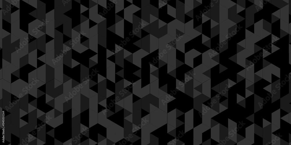 Vector geometric seamless gray, black cube square low polygon background. abstract surface creative diamond pattern corporate. Black and gray polygon Mosaic triangle overlap texture background.
Vector geometric seamless gray, black cube square low polygon background. abstract surface creative diamond pattern corporate. Black and gray polygon Mosaic triangle overlap texture background.