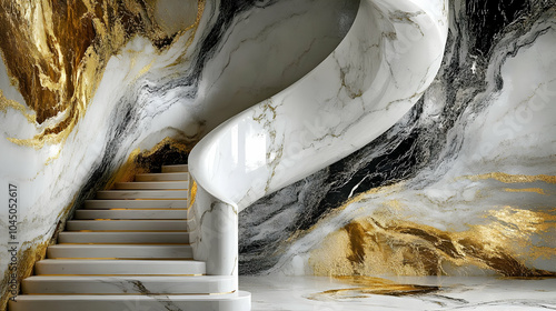 Abstract Marble Staircase I...
