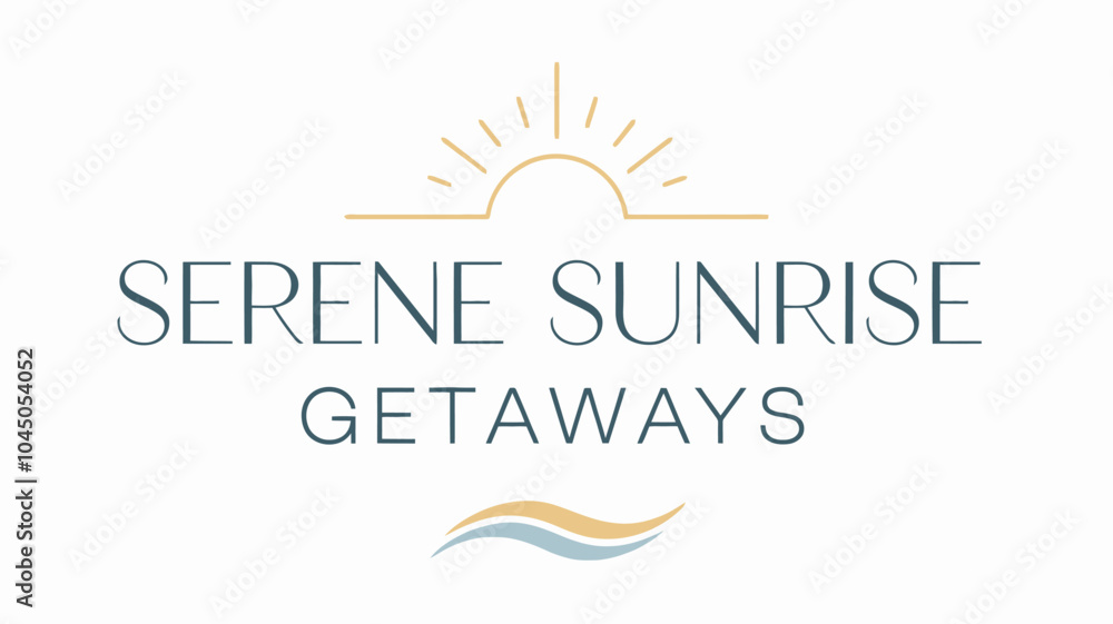 Vector art logo design featuring sun and sky elements
Vector art logo design featuring sun and sky elements