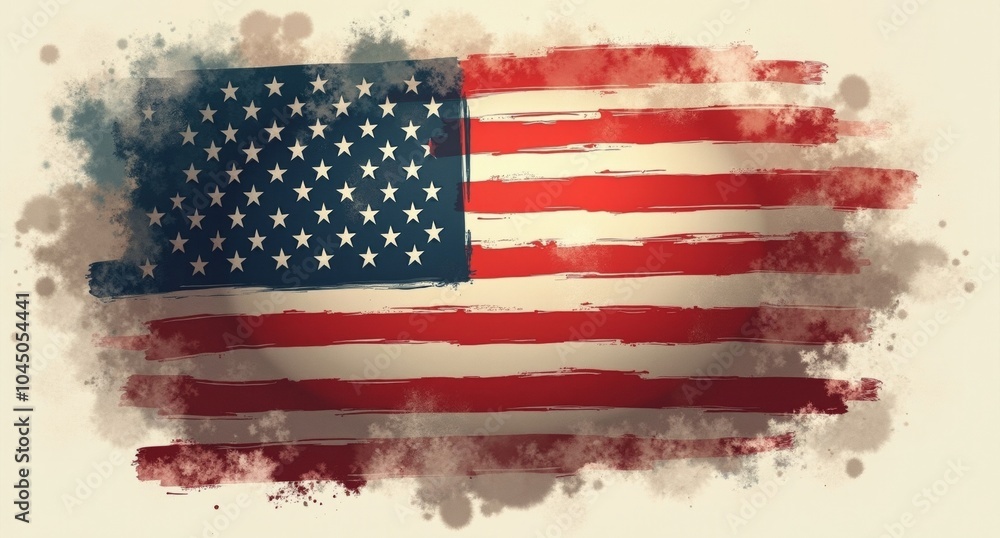 Media transparency in brown and gray with dynamic brushstrokes, the American flag, and conceptual metaphors, symbolizing clarity in patriotic communication. Media transparency in brown and gray with dynamic brushstrokes, the American flag, and conceptual metaphors, symbolizing clarity in patriotic communication.