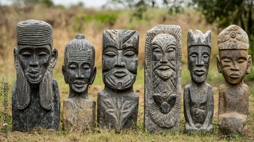 Shona stone sculpture art, renowned for its detailed carvings representing spirituality, ancestors, and the natural world