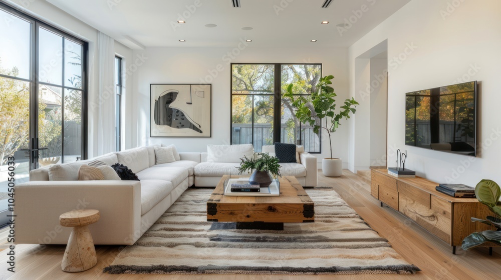 Fototapeta premium Modern Living Room Interior Design