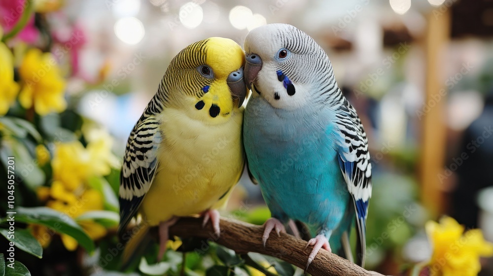 Obraz premium Unique pet breeds like exotic felines or rare birds, living in well-maintained, custom environments