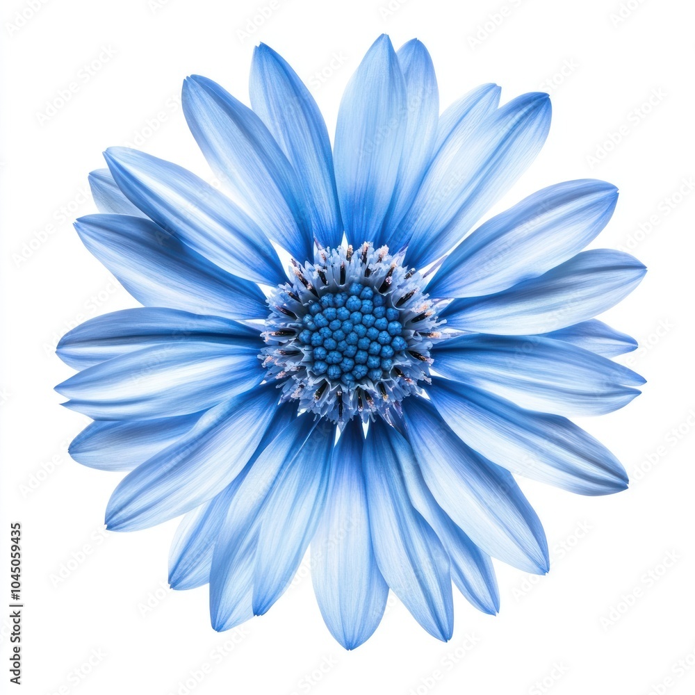 Vibrant blue flower macro shot Vibrant blue flower macro shot