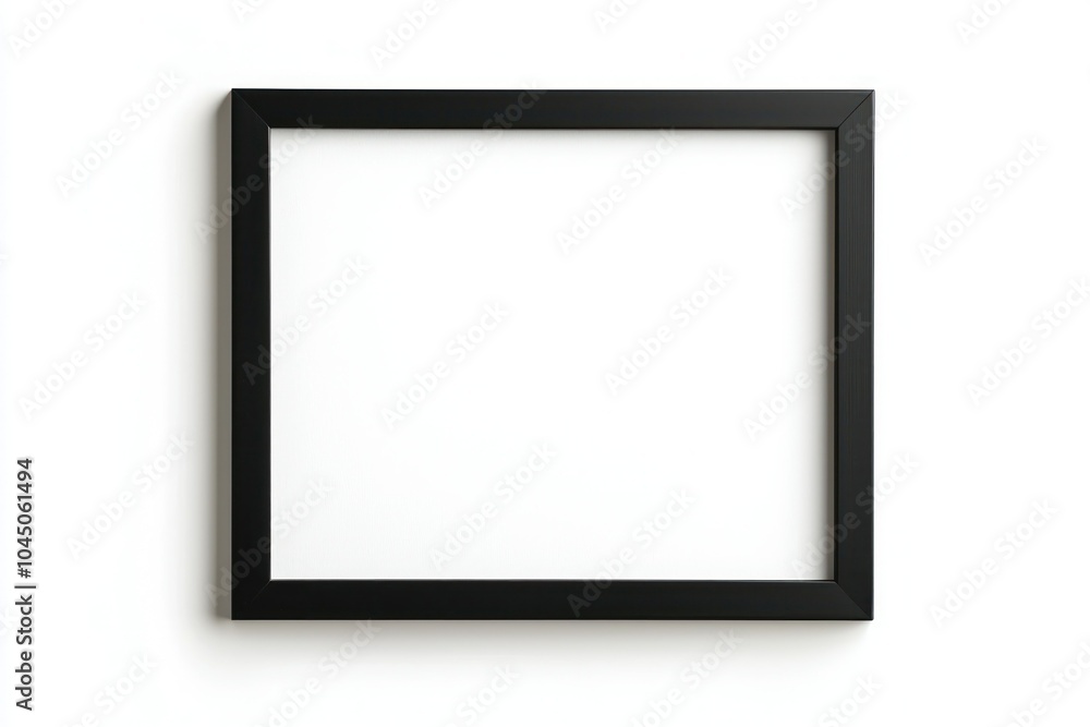 Simple black frame for art display and decoration Simple black frame for art display and decoration