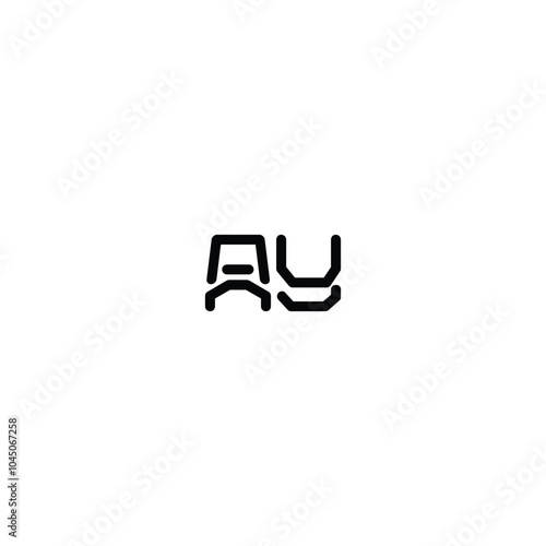 AY monogram logo design letter text name symbol monochrome logotype alphabet character simple logo