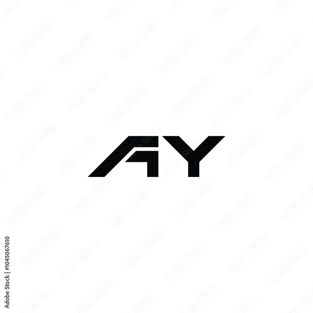 AY monogram logo design letter text name symbol monochrome logotype alphabet character simple logo AY monogram logo design letter text name symbol monochrome logotype alphabet character simple logo