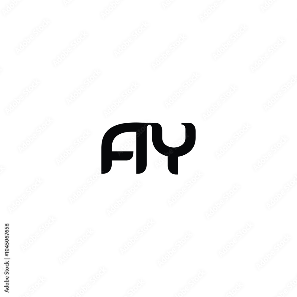 AY monogram logo design letter text name symbol monochrome logotype alphabet character simple logo AY monogram logo design letter text name symbol monochrome logotype alphabet character simple logo