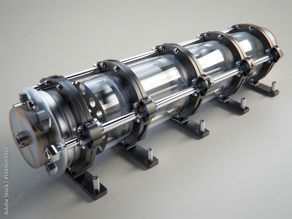 A detailed render of a copiers pressure roller A detailed render of a copiers pressure roller