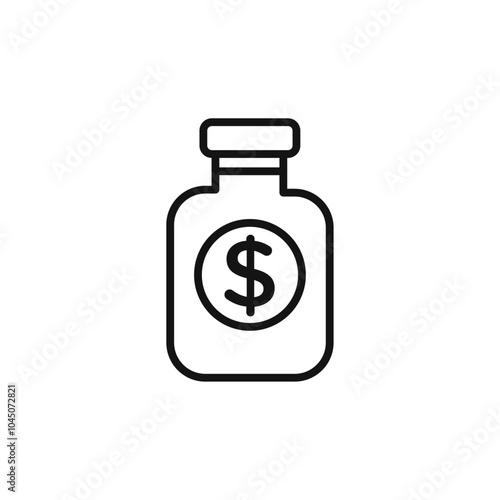 Business Remedy icon Isolated flat vector in outline