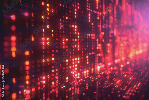 Wallpaper Mural High-tech loading animation with digital network patterns and ample copy space. Torontodigital.ca