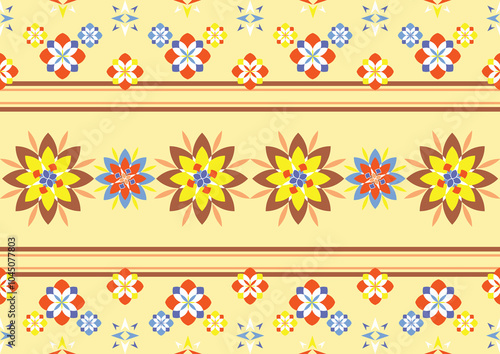 Aztec Tribal Patterns, Ethnic geometric patterns with warm colors, seamless, tribal patterns, ikat patterns, traditional designs for backgrounds, carpets, wallpapers, clothing, wrapping, fabrics.