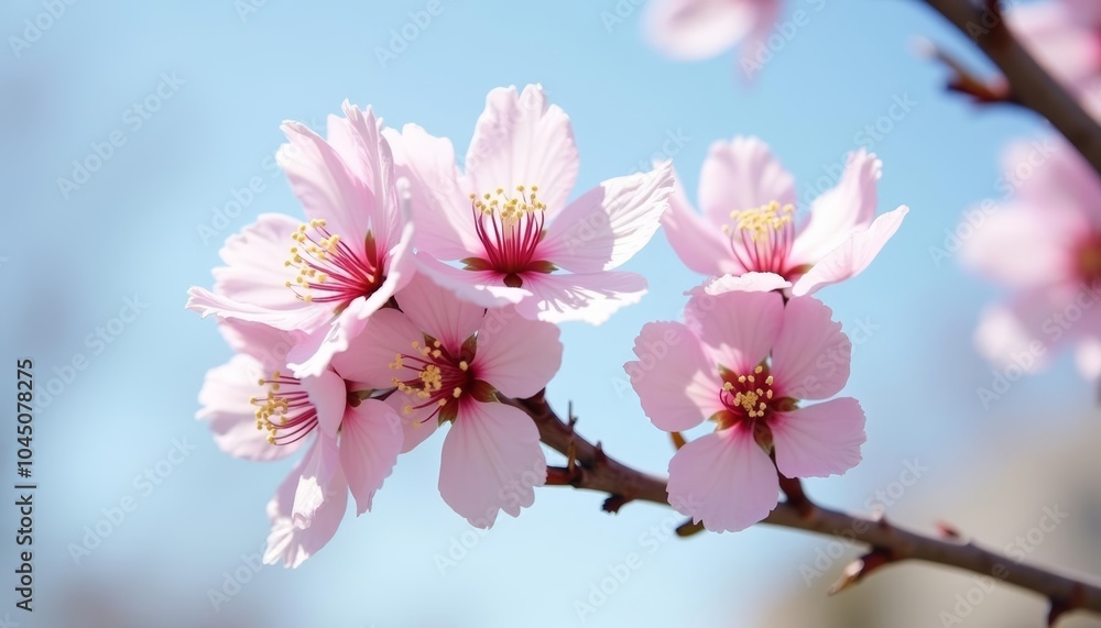 Obraz premium Blooming beauty under the clear blue sky