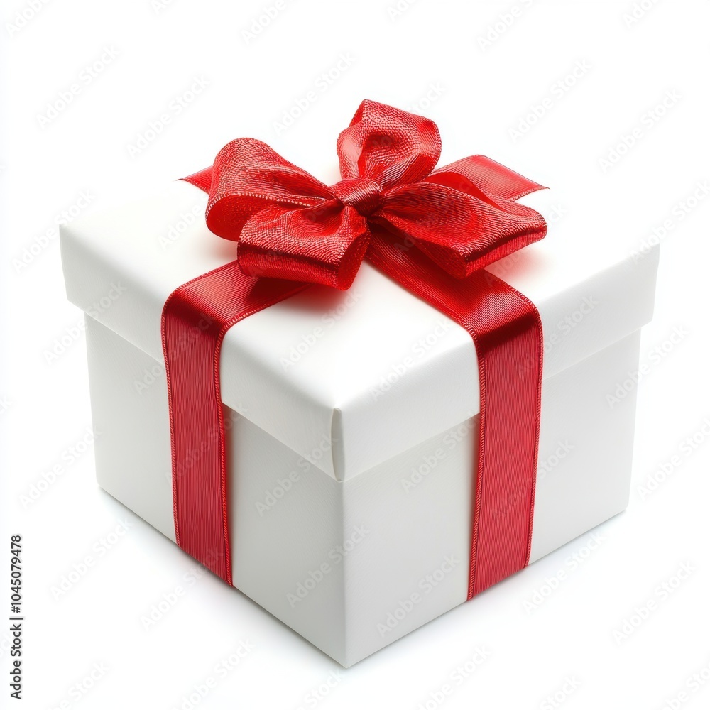 Gift box for holiday closeup view Gift box for holiday closeup view