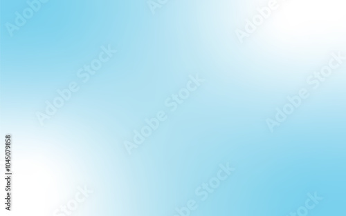 Light blue gradient abstract banner background