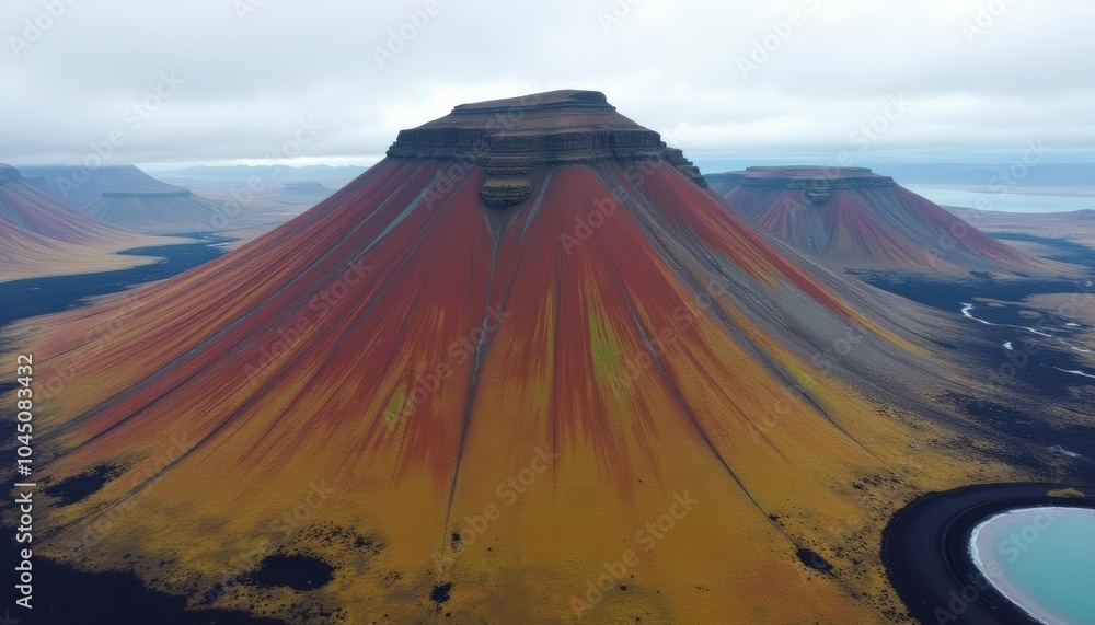 Fototapeta premium Majestic geological marvels under a vast sky