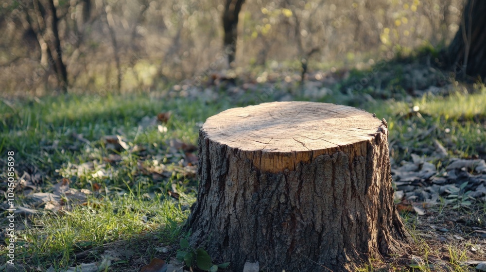 Tree Stump in Nature Tree Stump in Nature