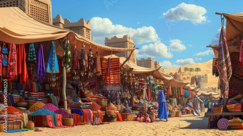 Wallpaper Mural Vibrant Arabian Souk Torontodigital.ca