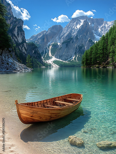 boat on the lake