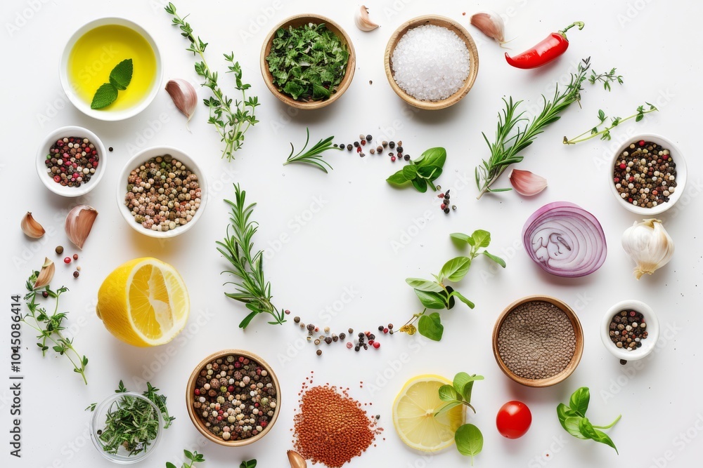 Aromatic Herbs and Spices for Cooking Aromatic Herbs and Spices for Cooking