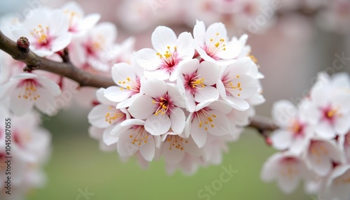  Blooming beauty A closeup of delicate cherry blossoms