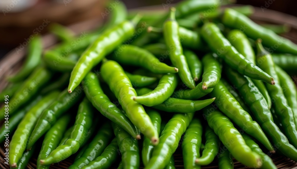 Fresh green beans ready for a healthy meal Fresh green beans ready for a healthy meal
